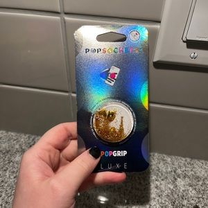 NWT tide pool glitter charms gold Popsocket